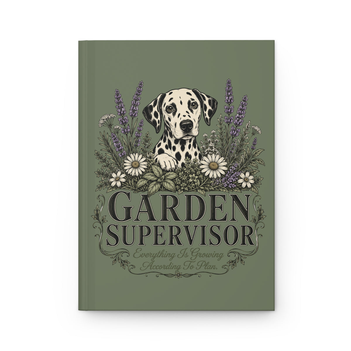 Garden Supervisor - Hardcover Journal - Moos