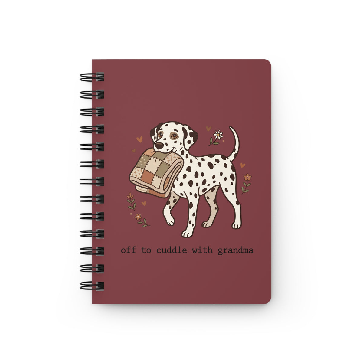 Off To Cuddle Grandma - Spiral Journal - Chili
