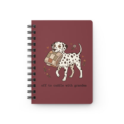 Off To Cuddle Grandma - Spiral Journal - Chili