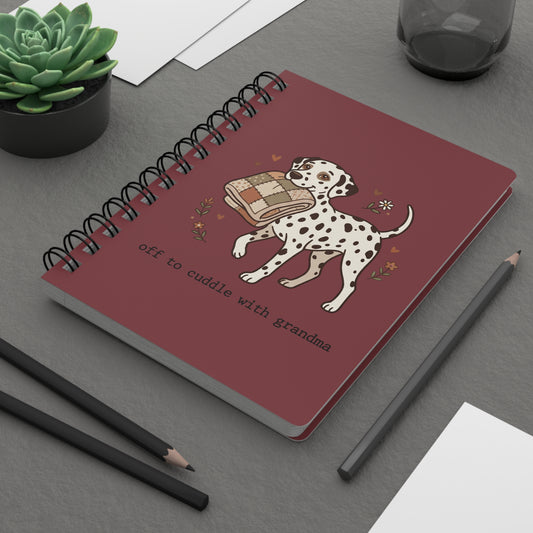 Off To Cuddle Grandma - Spiral Journal - Chili