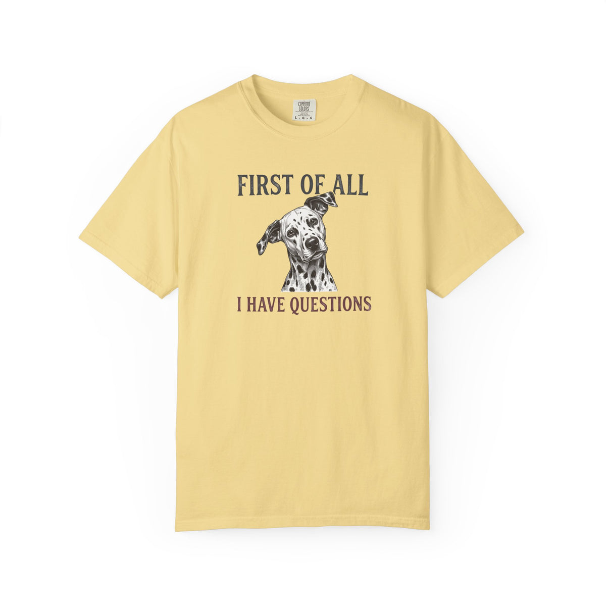 First Of All I Have Questions - Comfort Color 1717 T-Shirt