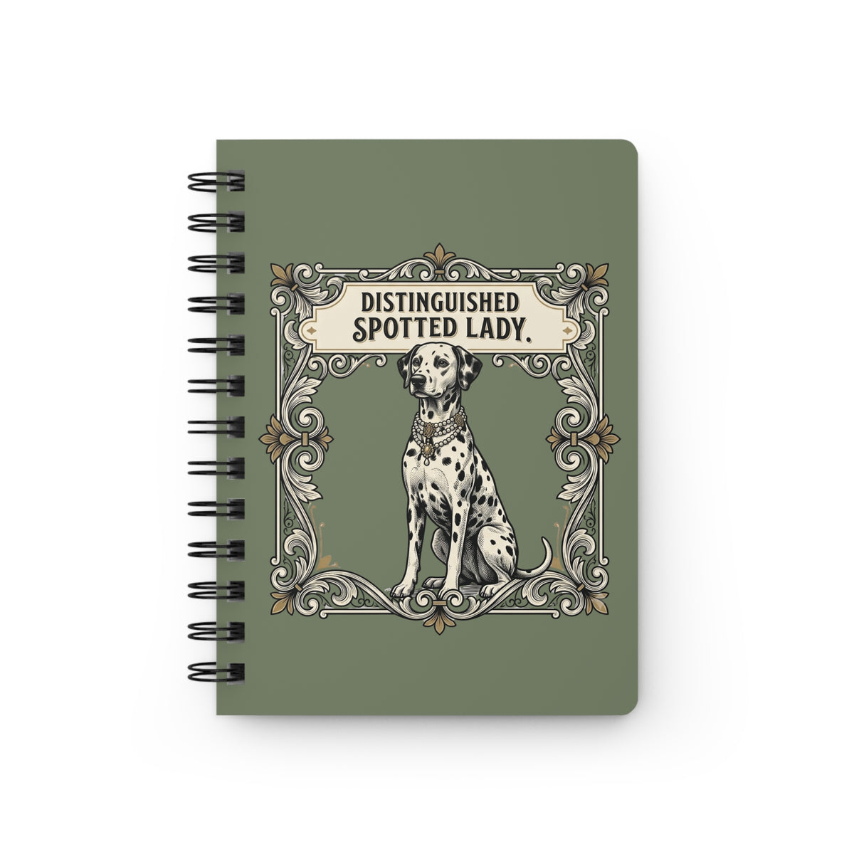 Distinguished Spotted Lady - Spiral Journal - Moos