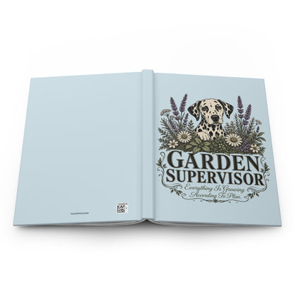 Garden Supervisor - Hardcover Journal - Chambray