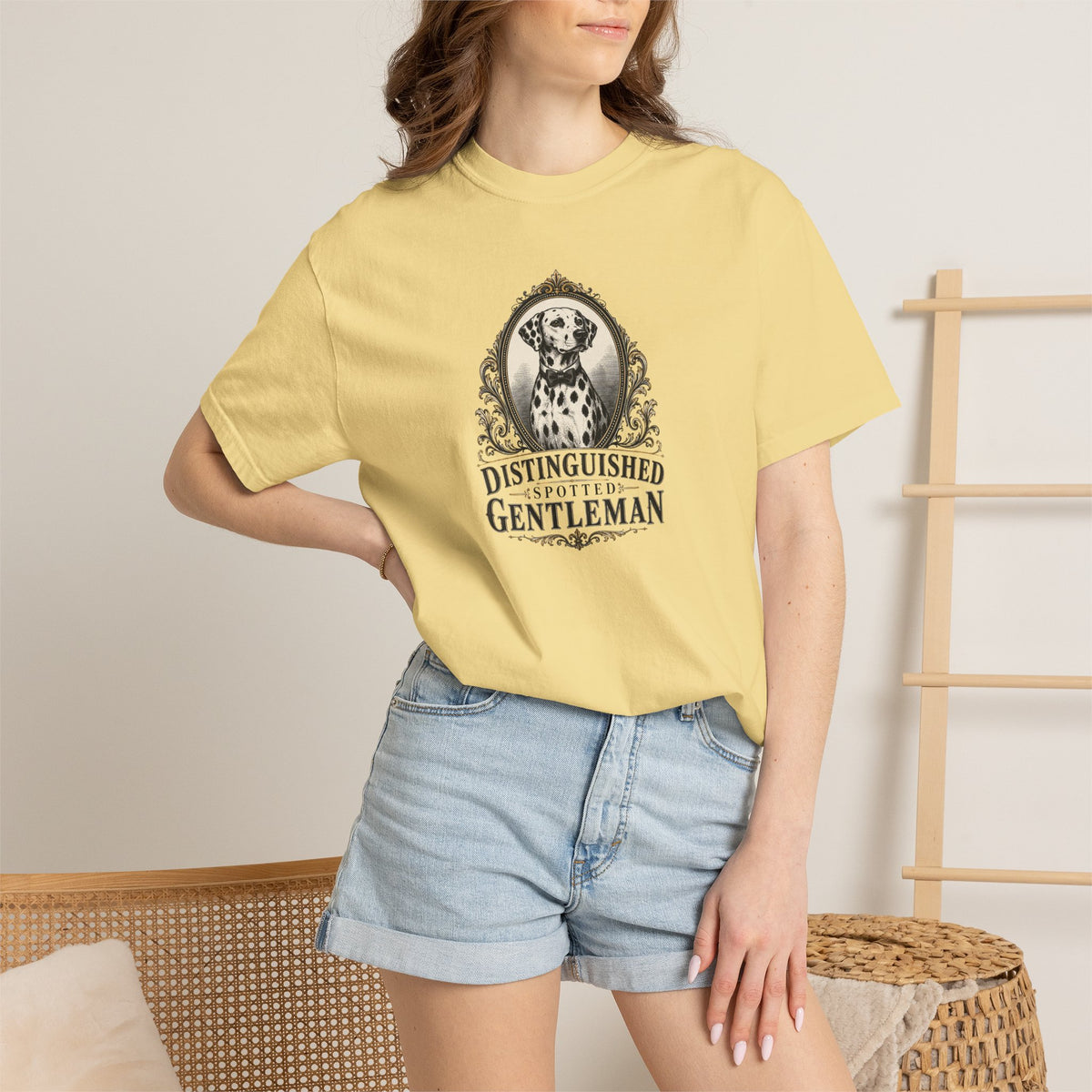 Distinguished Spotted Gentleman - Comfort Color 1717 T-Shirt