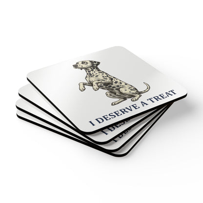 I Deserve A Treat - Corkwood Coaster Set