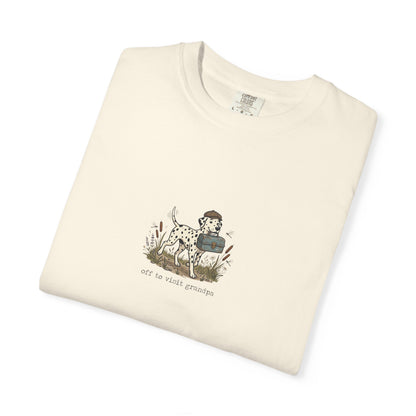 Off To Visit Grandpa - Comfort Color 1717 T-Shirt