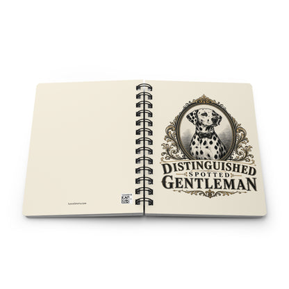 Distinguished Spotted Gentleman - Spiral Journal - Ivory