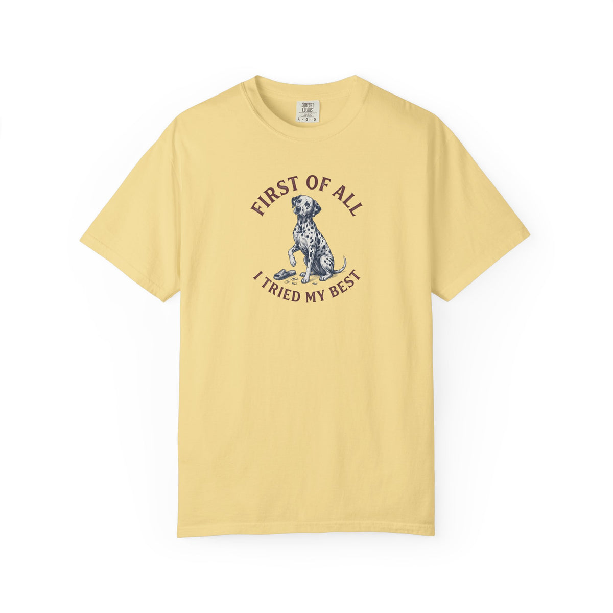 First Of All I Tried My Best - Comfort Color 1717 T-Shirt