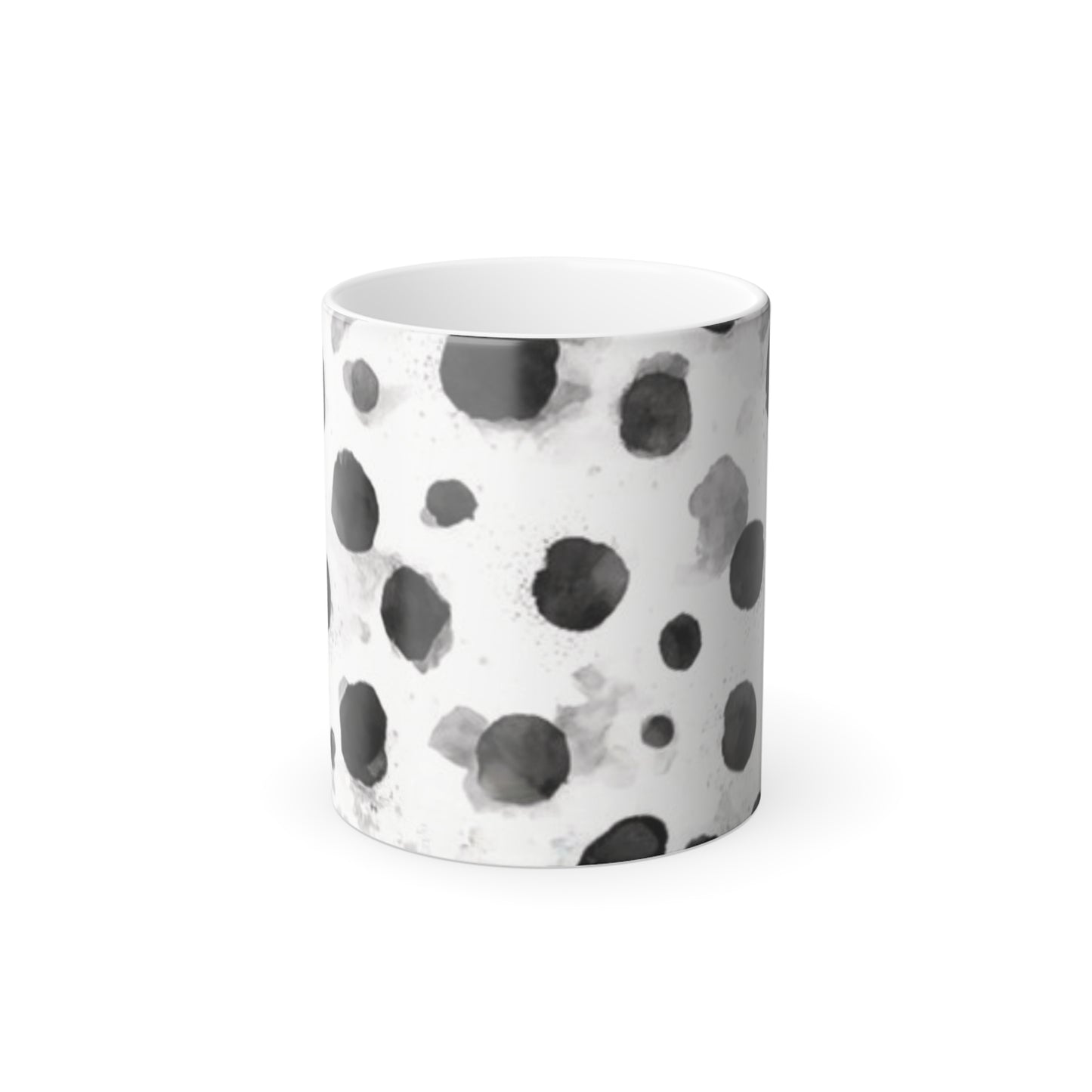 02 Black Dots Color-Changing Mug