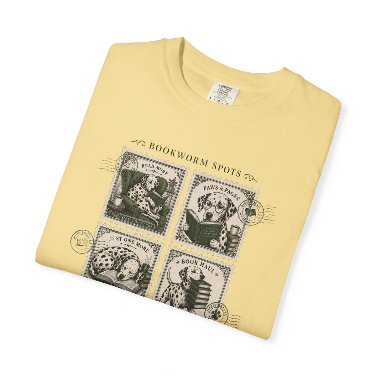 Bookworm Spots Comfort Color 1717 T-Shirt