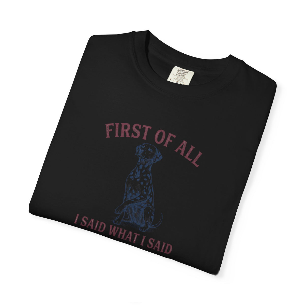 First of All I Said What I Said - Comfort Color 1717 T-Shirt