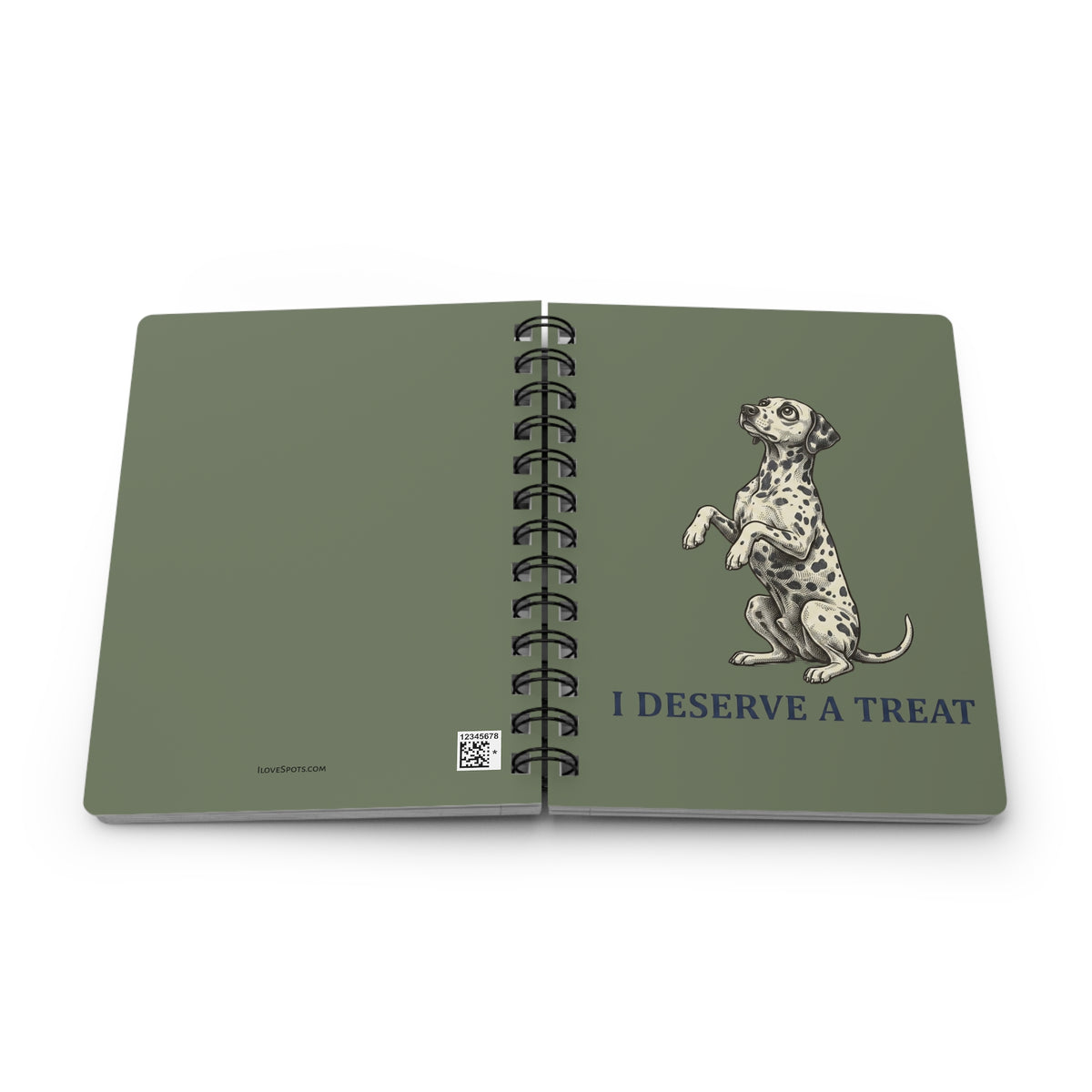 I Deserve A Treat - Spiral Journal - Moos