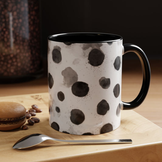 01 Black Dots Accent Mug