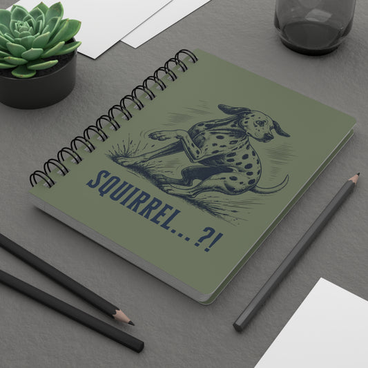 Squirrel Alarm - Spiral Journal - Moos