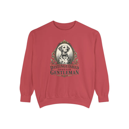 Distinguished Spotted Gentleman - Comfort Colors 1566 Crewneck Sweatshirt