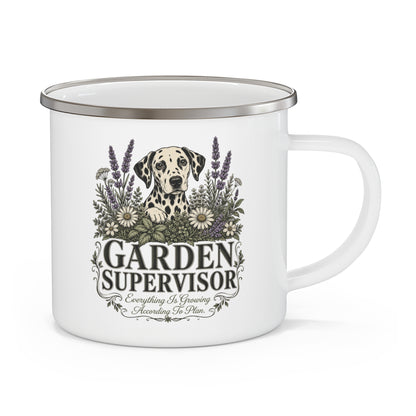 Garden Supervisor - Enamel Mug 12oz