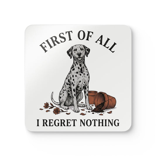 First of All I Regret Nothing - Corkwood Coaster Set