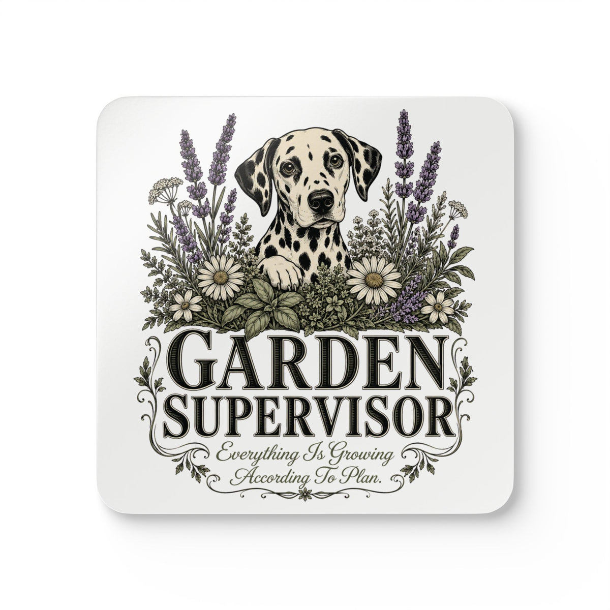 Garden Supervisor - Corkwood Coaster Set
