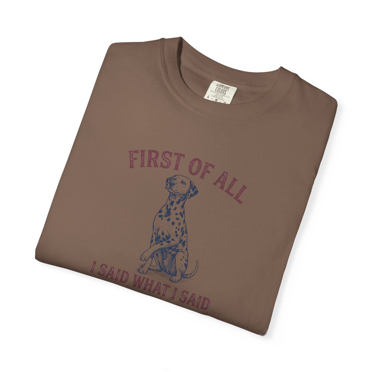 First of All I Said What I Said - Comfort Color 1717 T-Shirt