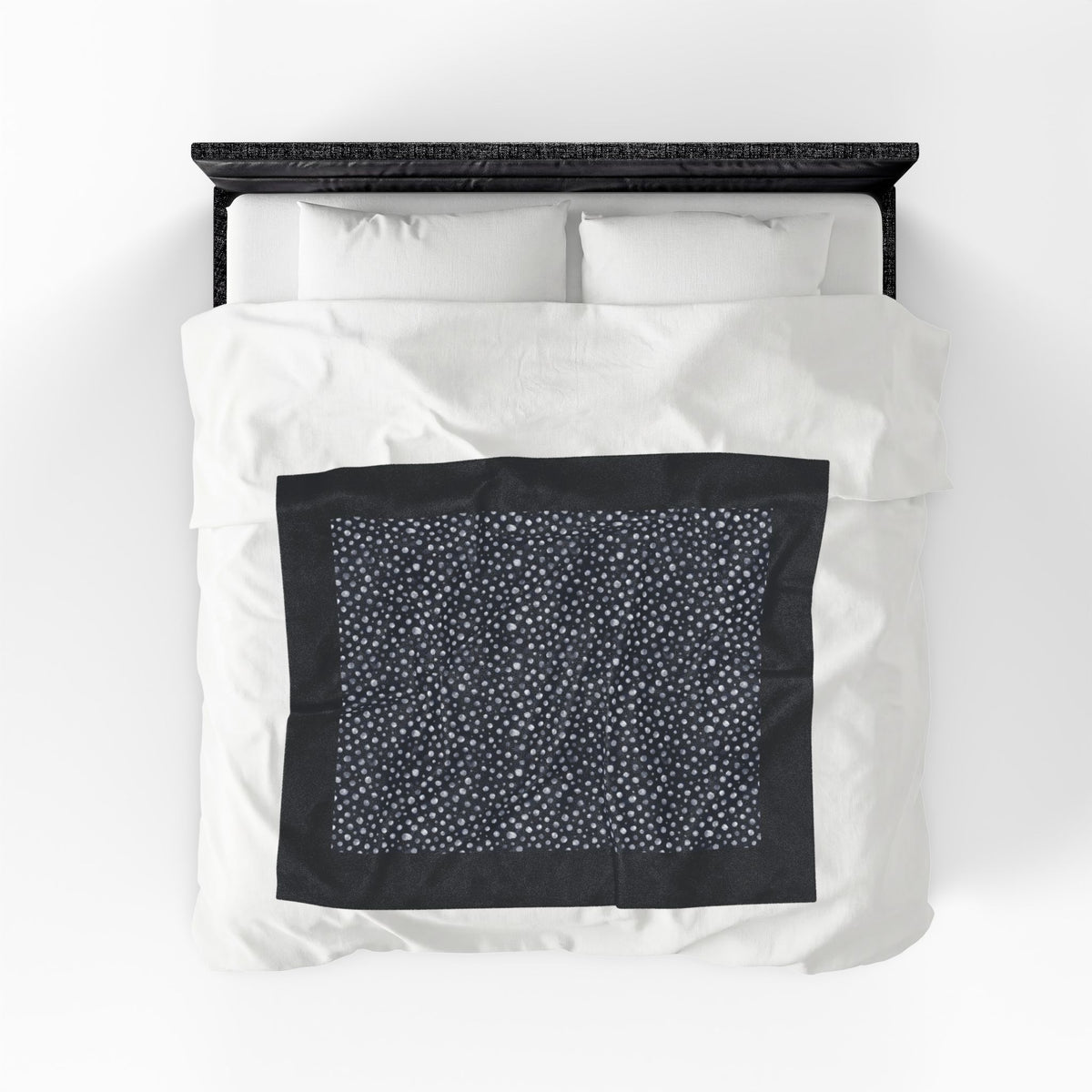 Dalmatian White Spots Velveteen Plush Blanket