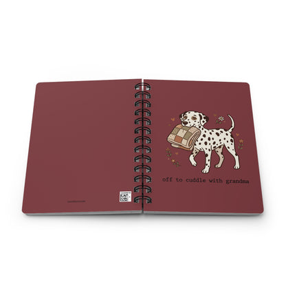 Off To Cuddle Grandma - Spiral Journal - Chili