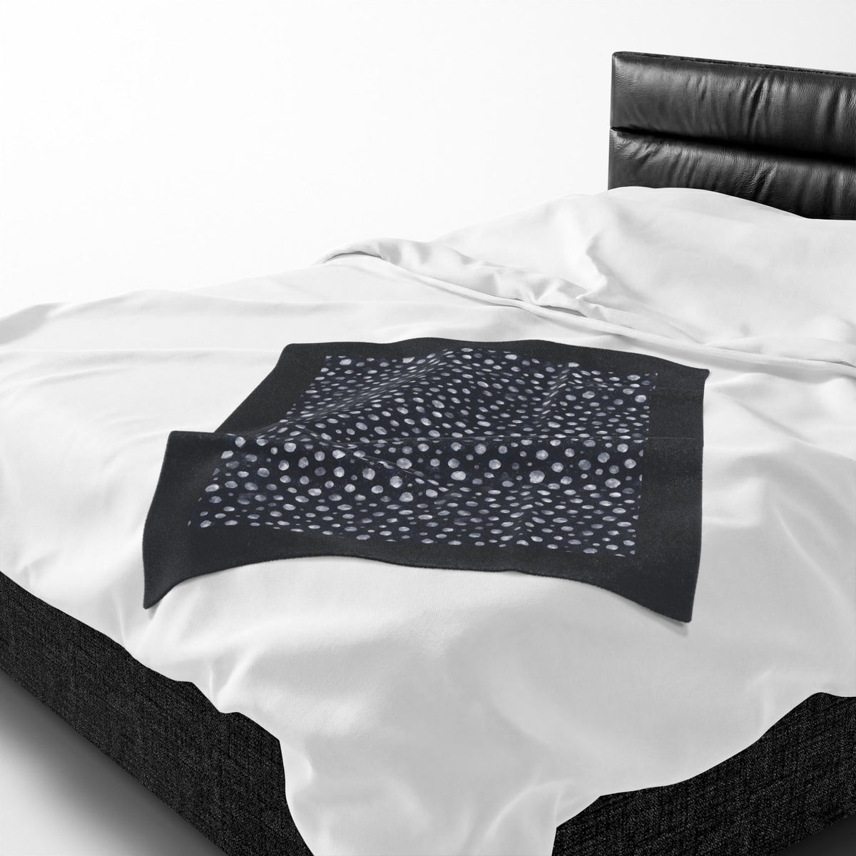 Dalmatian White Spots Velveteen Plush Blanket