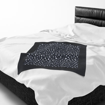 Dalmatian White Spots Velveteen Plush Blanket