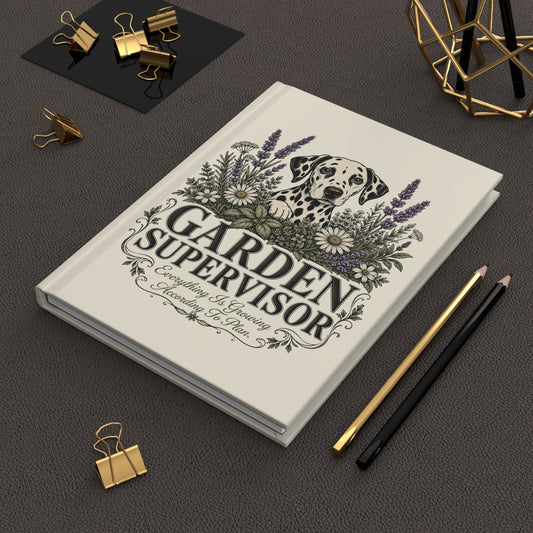 Garden Supervisor - Hardcover Journal - Ivory