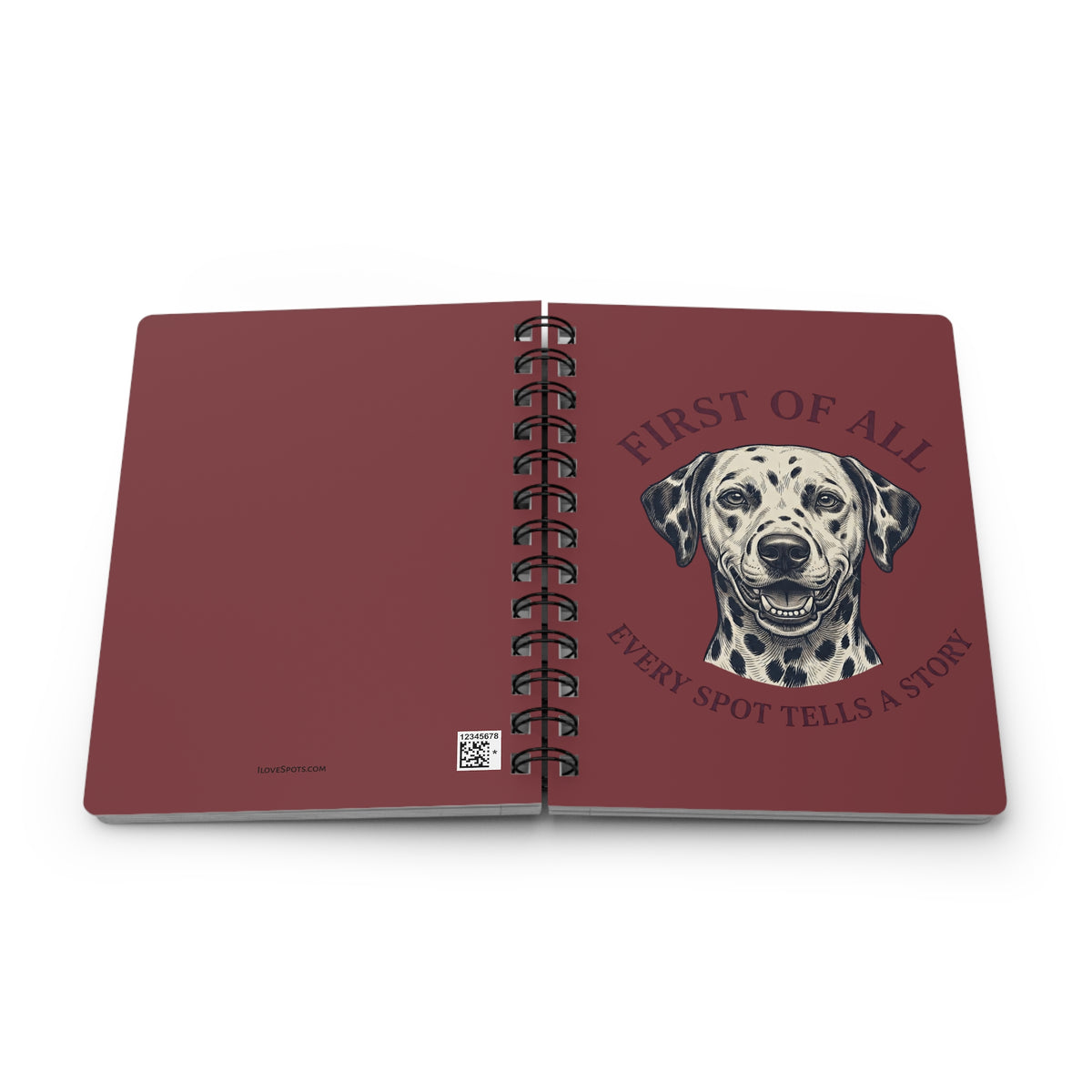 First Of All Every Spot Tells A Story - Spiral Journal - Chili