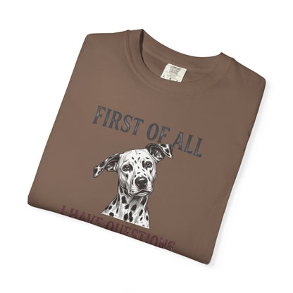 First Of All I Have Questions - Comfort Color 1717 T-Shirt