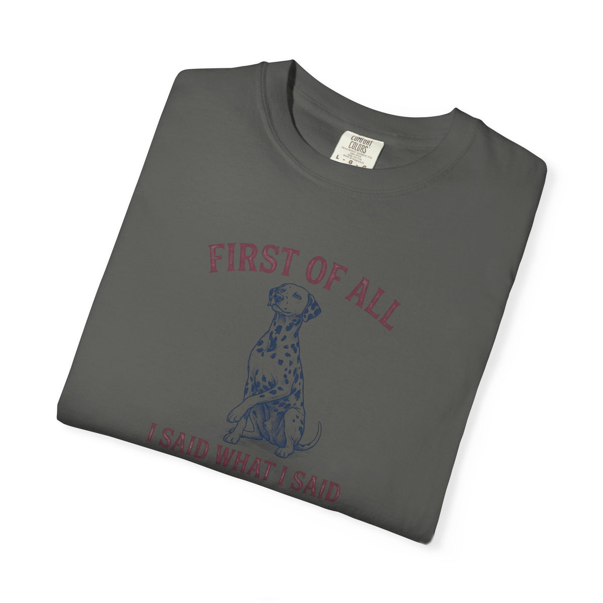 First of All I Said What I Said - Comfort Color 1717 T-Shirt