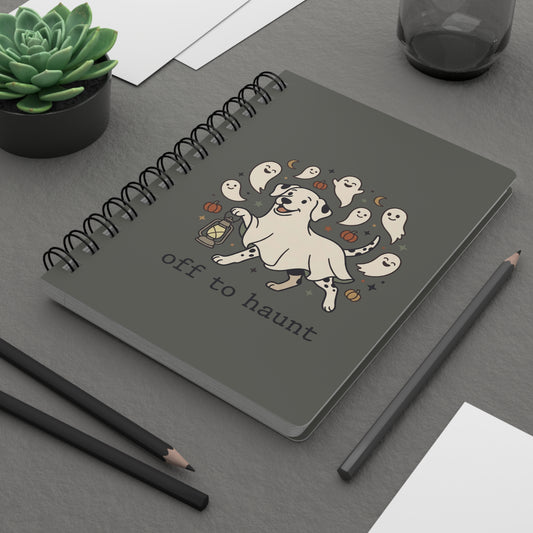 Off To Haunt - Spiral Journal - Pepper