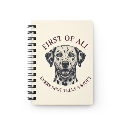First Of All Every Spot Tells A Story - Spiral Journal - Ivory