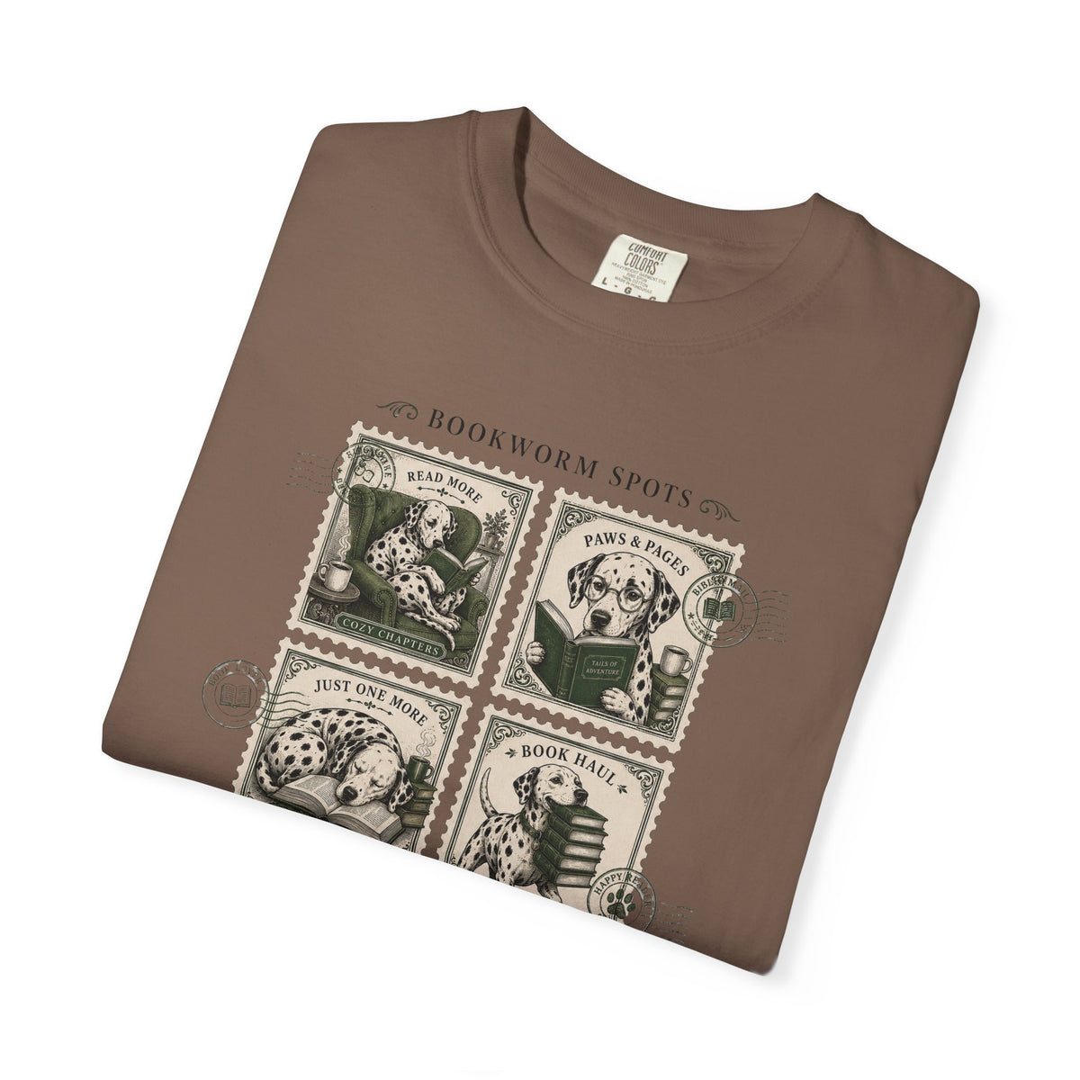 Bookworm Spots Comfort Color 1717 T-Shirt