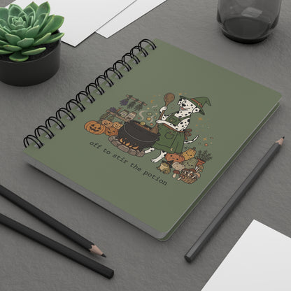Off To Stir The Potion - Spiral Journal - Moos
