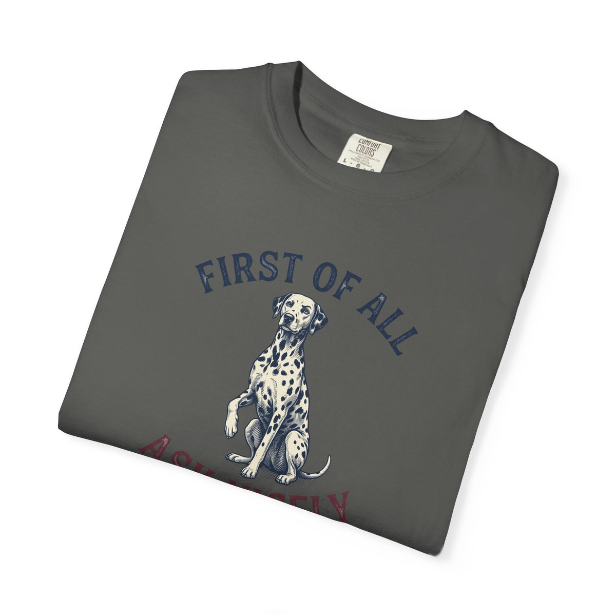 First of All Ask Nicely - Comfort Color 1717 T-Shirt