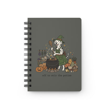 Off To Stir The Potion - Spiral Journal - Pepper