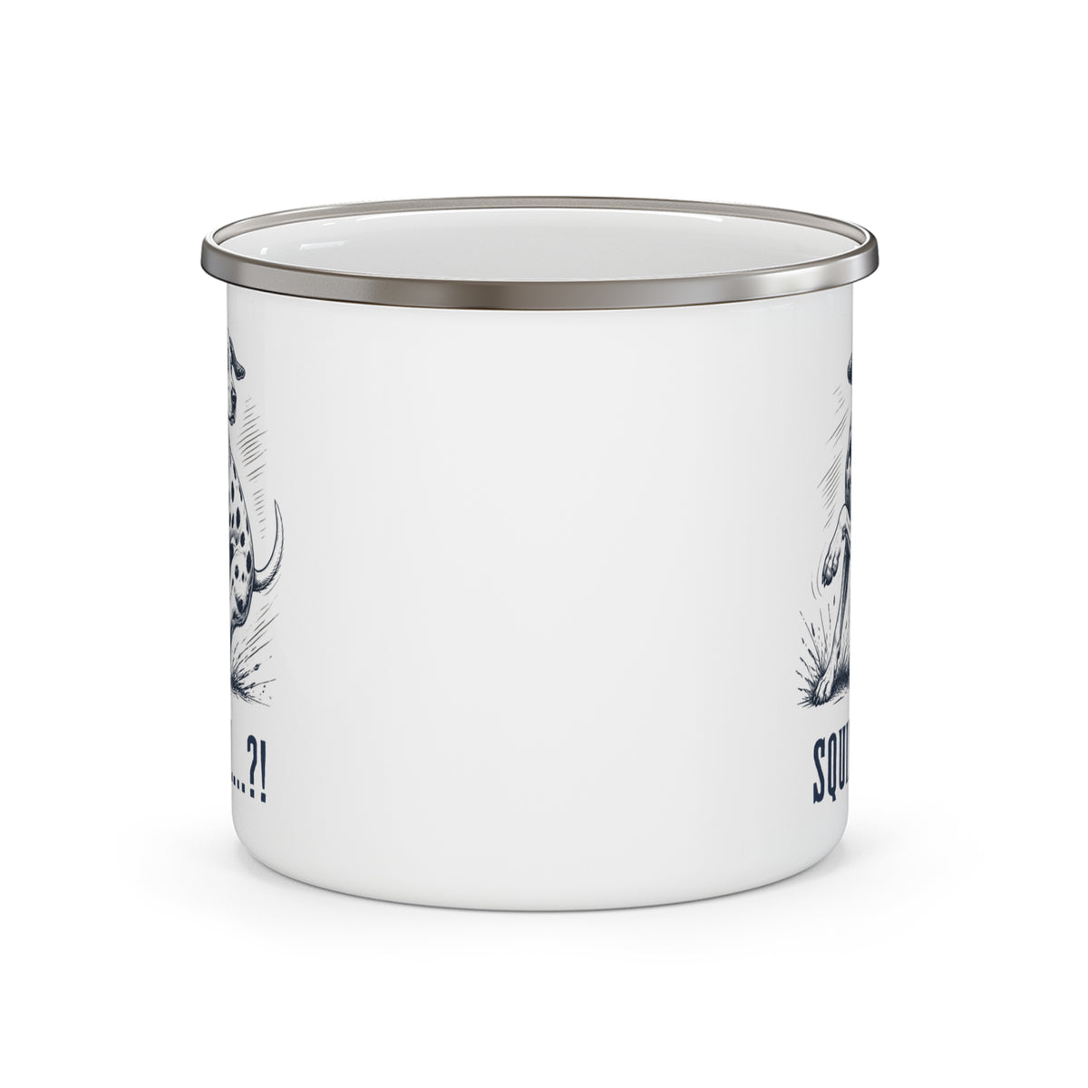 Squirrel Alarm - Enamel Mug 12oz