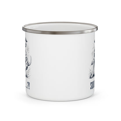 Squirrel Alarm - Enamel Mug 12oz