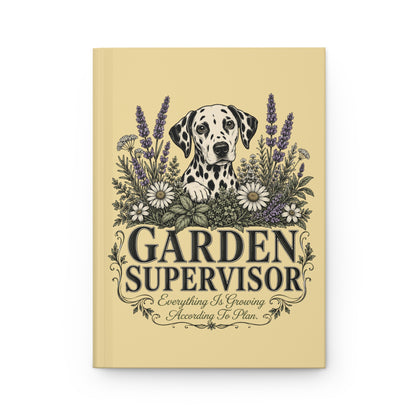 Garden Supervisor - Hardcover Journal - Butter