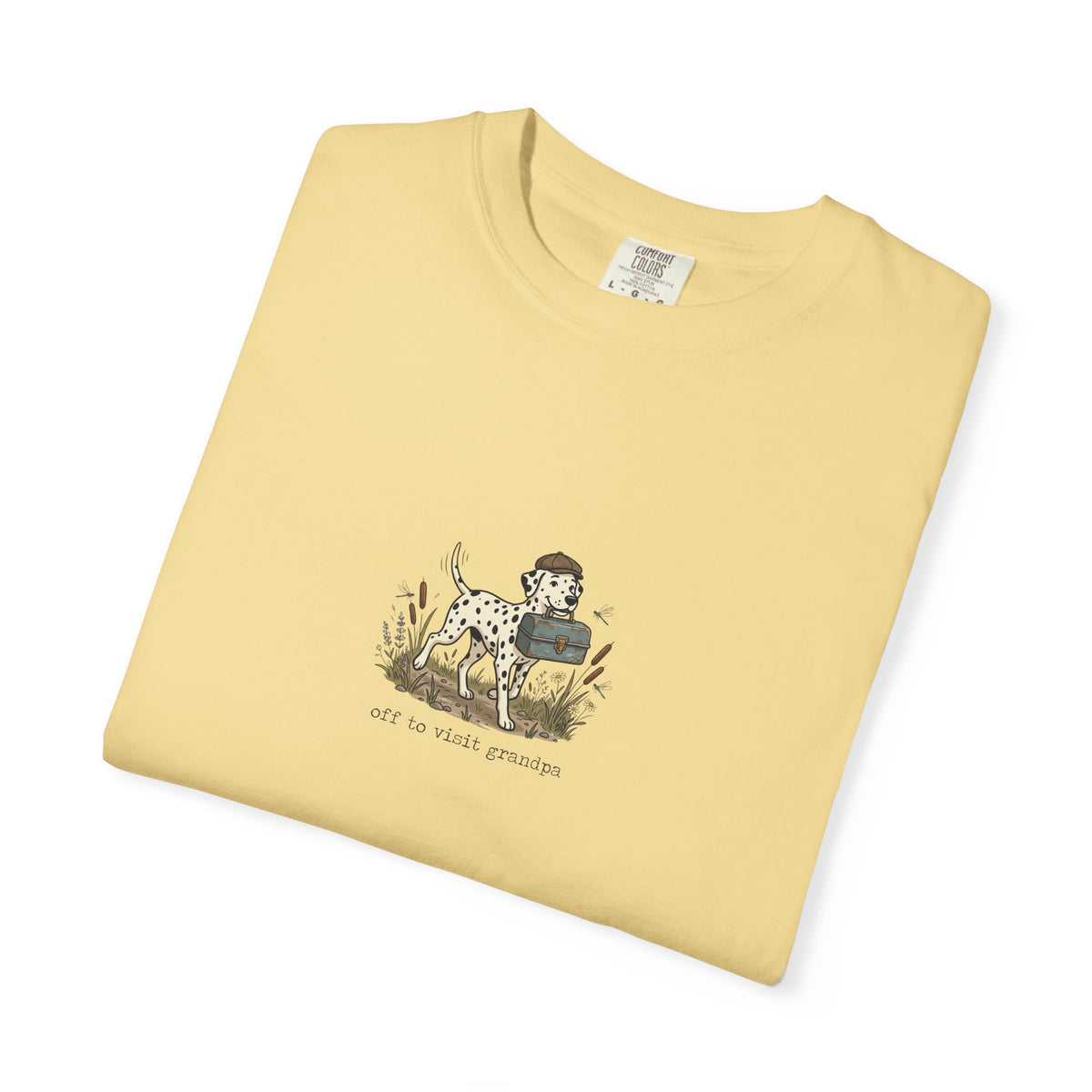 Off To Visit Grandpa - Comfort Color 1717 T-Shirt