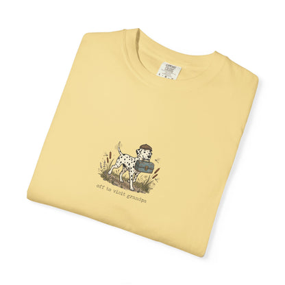 Off To Visit Grandpa - Comfort Color 1717 T-Shirt