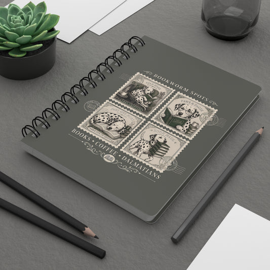 Bookworm Spots - Spiral Journal - Pepper