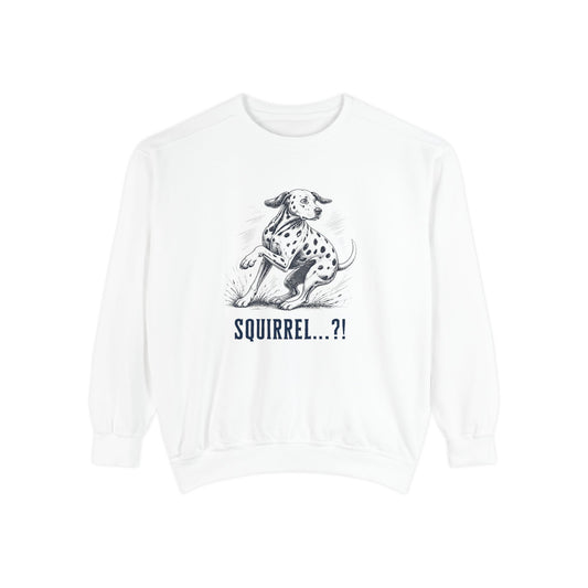 Squirrel Alarm- Comfort Colors 1566 Crewneck Sweatshirt