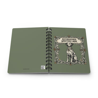 Distinguished Spotted Lady - Spiral Journal - Moos