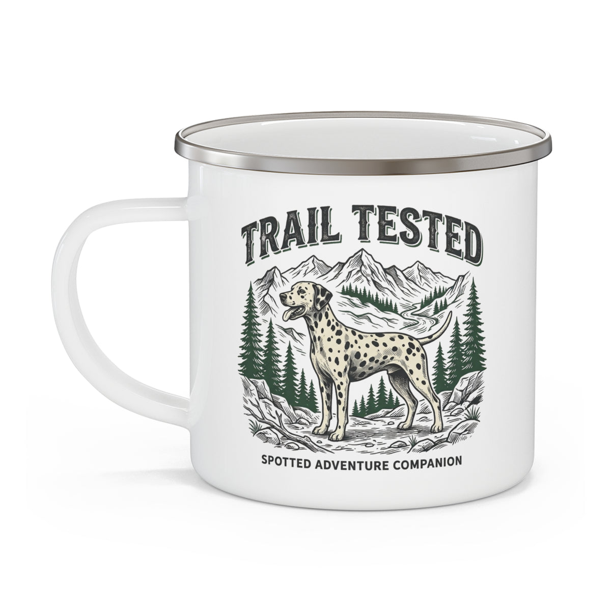 Trail Tested - Enamel Mug 12oz — Spotted Adventure Companion Camping Coffee Cup