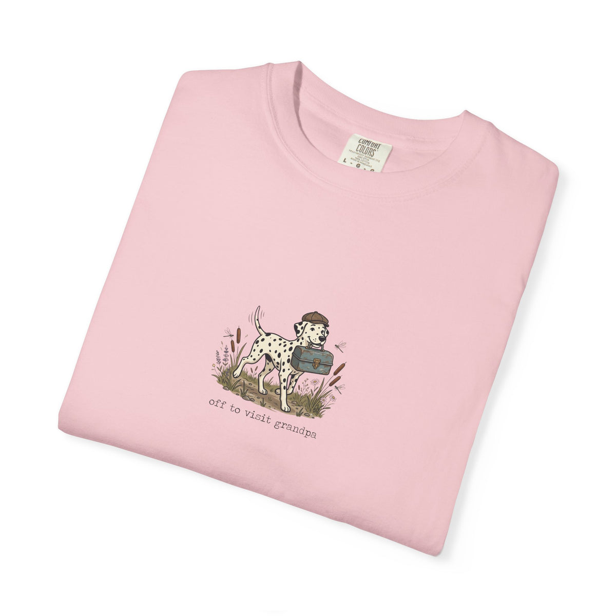 Off To Visit Grandpa - Comfort Color 1717 T-Shirt