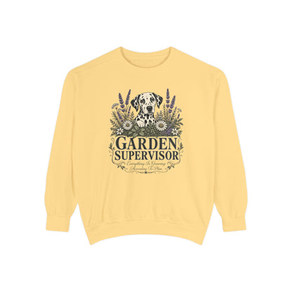 Garden Supervisor - Comfort Colors 1566 Crewneck Sweatshirt