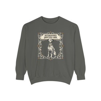 Distinguished Spotted Lady - Comfort Colors 1566 Crewneck Sweatshirt