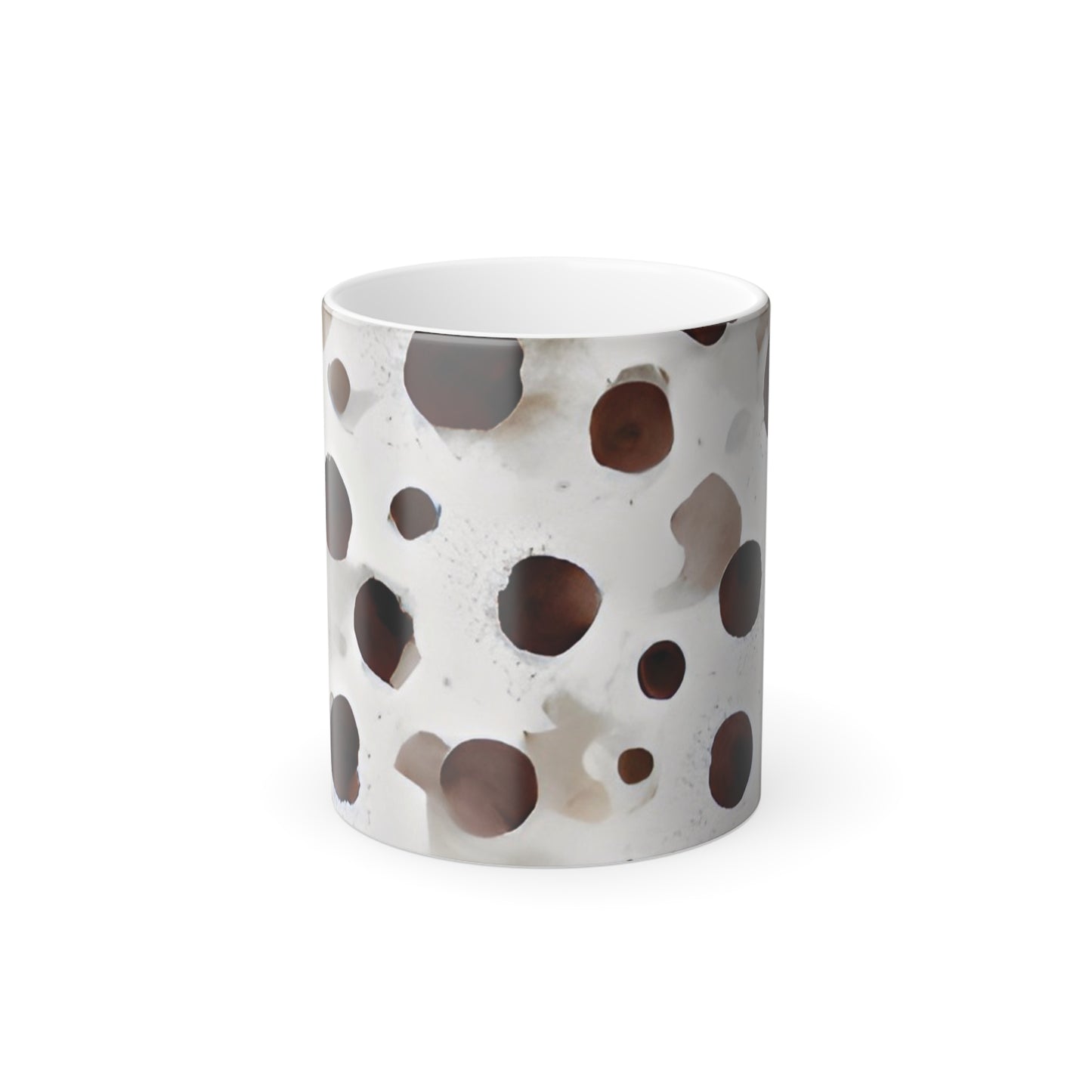 02 Liver Brown Dots Color-Changing Mug